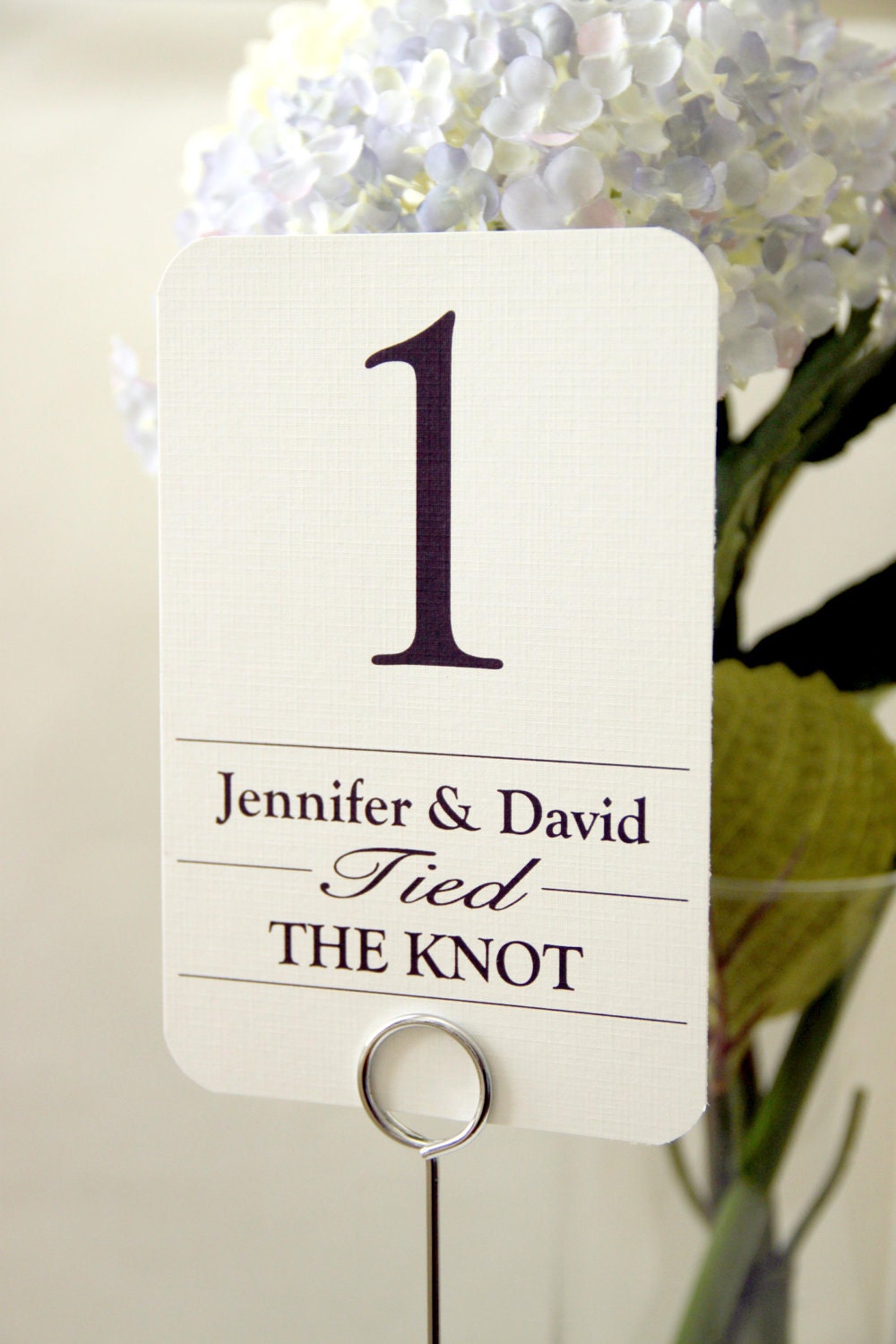 15 - Wedding Reception Table Number Cards