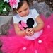 3 Piece Minnie Mouse Outfit - Hot Pink - Personalized