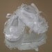 Baby Bling Lace Ruffle Christening Shoes