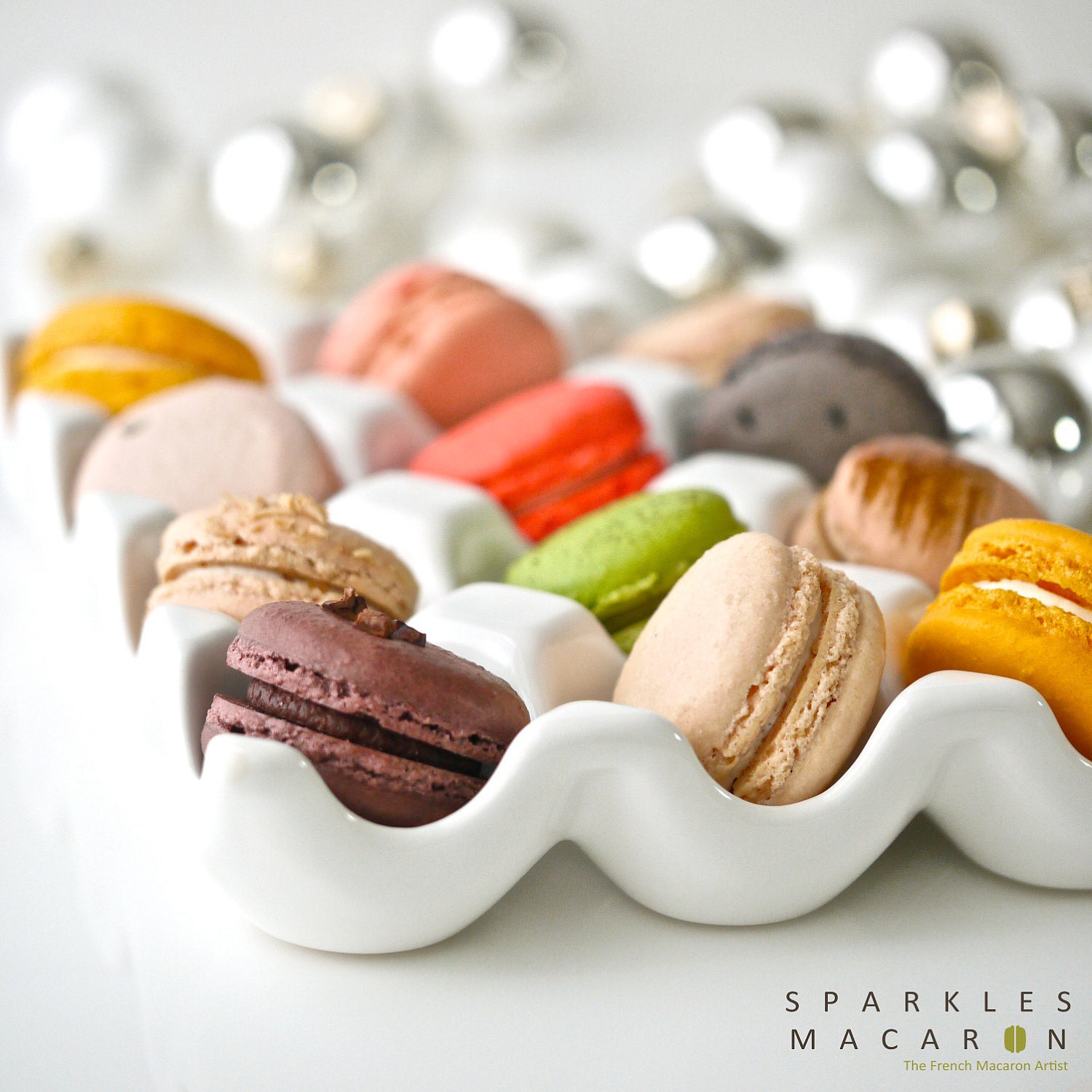 48 Assorted Regular French Macarons