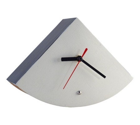 Desk clock black and white buJAczeK