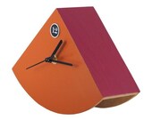 Desk clock orange BUJACZEK