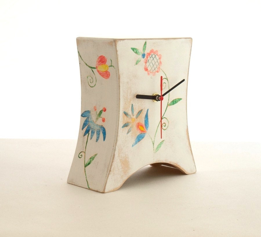 FREE SHIPPING - CLOCK Folk style