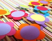 Party Favors Big Bright Flowers with candy favors for centers for birthday party baby shower bridal shower or wedding