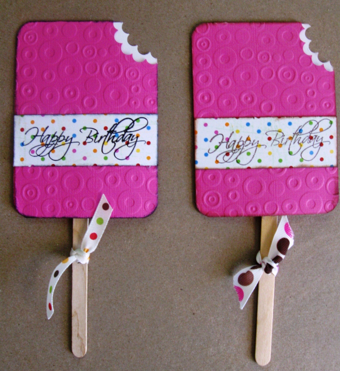 Party Favors Popsicle Lollipop Covers or Gift Card Holders for a Birthday Baby Shower Bridal Wedding Summer Pool Party