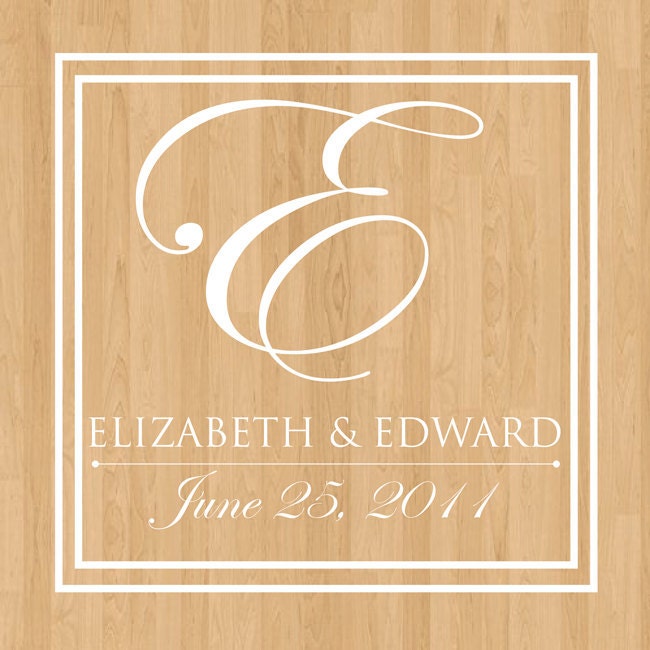 Wedding Dance Floor Decals Endless Elegance