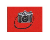 Camera illustration print