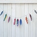 Illustrated feather garland kit