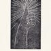 Thumbs up lino cut