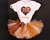 University of Texas Tutu T-Shirt/Onesie Set