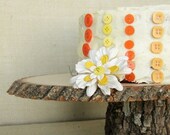 Medium 8" Wooden Cake Plate for Rustic Weddings and events Featured in FOOD NETWORK magazine