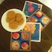 Coasters or mug rugs set of 4