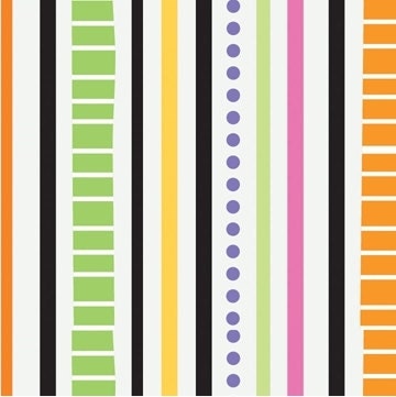 Trick or Treat White Stripes by Doodlebug Designs, inc. for Riley Blake, 1 yard