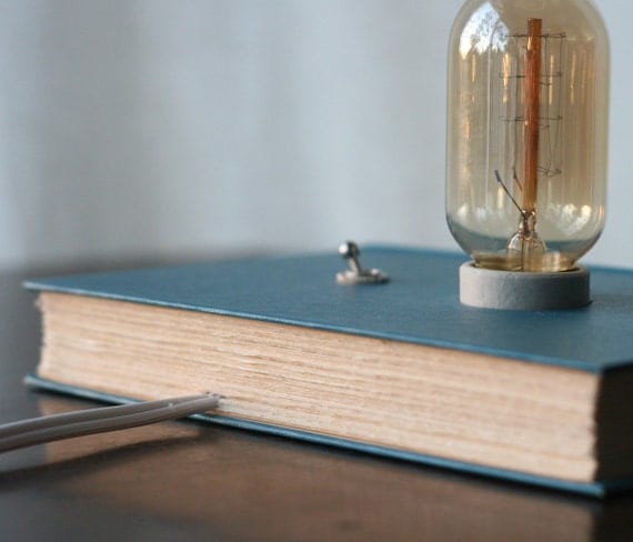 Hardback Book Lamp - Reading Light