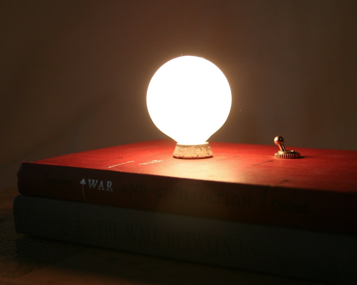 Clearance Sale - Hardback Book Lamp - War and Civilization