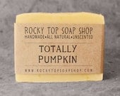 Pumpkin Soap - All Natural Soap, Handmade Soap, Cold Process Soap, Vegan Soap, Unscented Soap, Pumpkin Soap