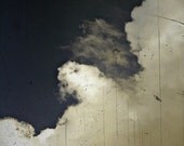 Up In The Air - Part Four - 5x10 Fine Art Photography - Cloudy Sky, Natural Home Decor, New Neutrals