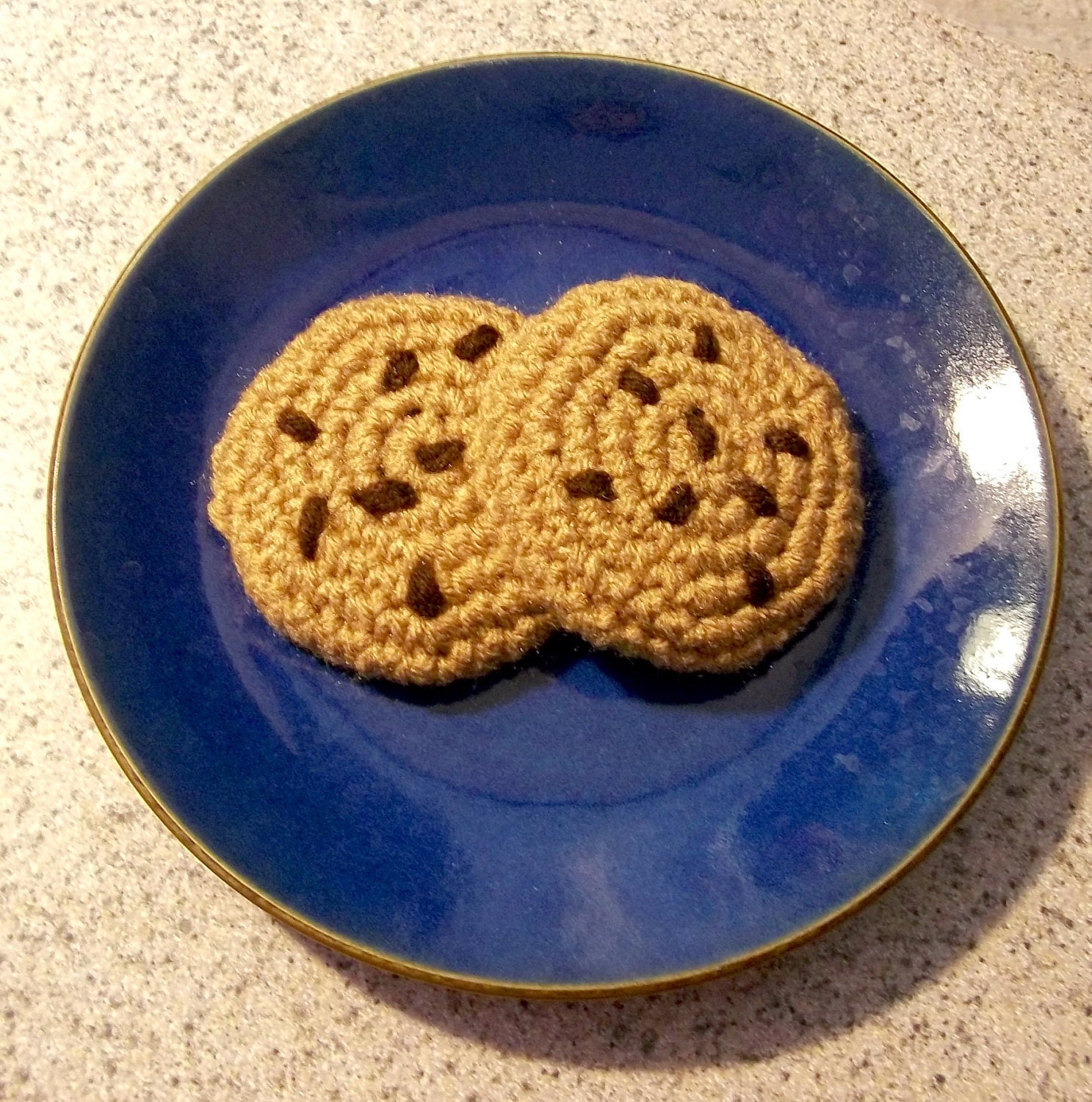 Crochet Chocolate Chip Cookies, Play Food, For Children, for Cats