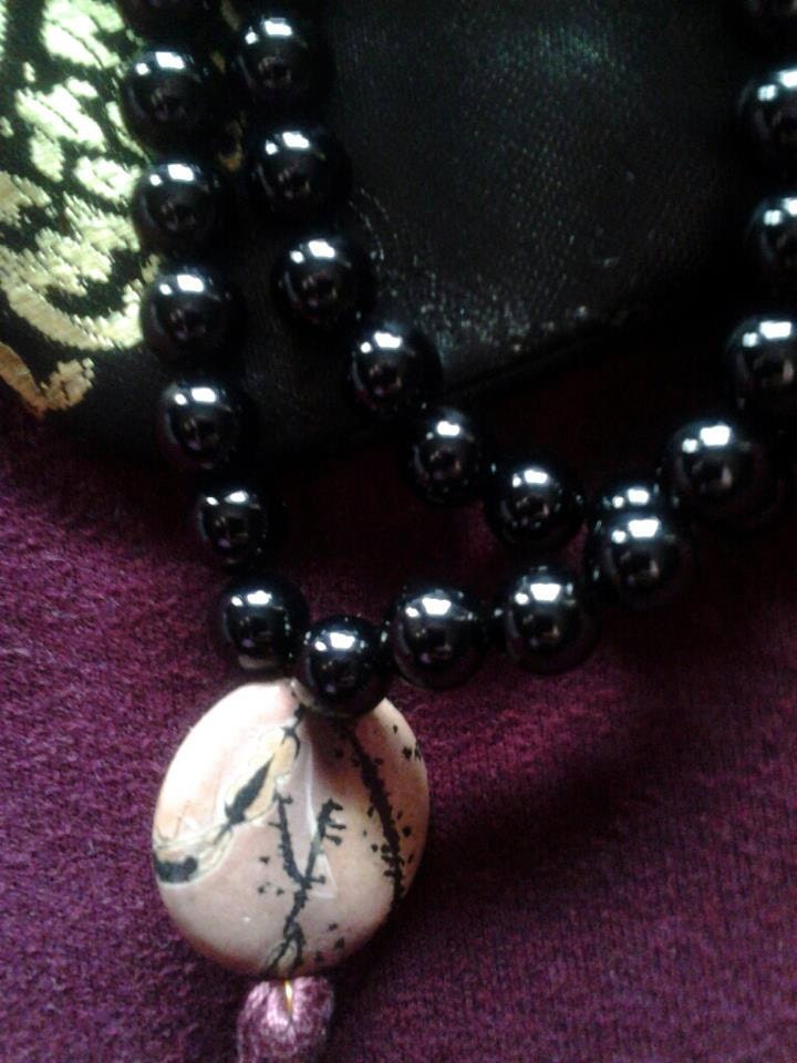 Black Onyx Half Mala