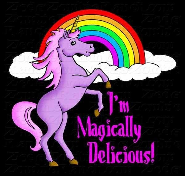 Magically Delicious Unicorn Rainbow Clouds T-Shirt