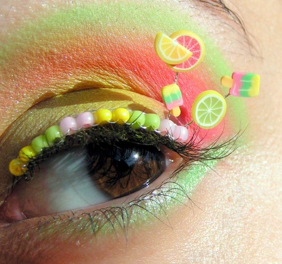 Summer Citrus Popsicle Eyelash Jewelry