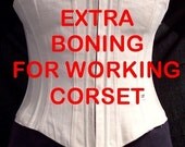 Extra Boning for Working Corset Styles - 1 Set of 2 Bones