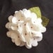 Anna - Creamy Hydrangea Headband with wool felt