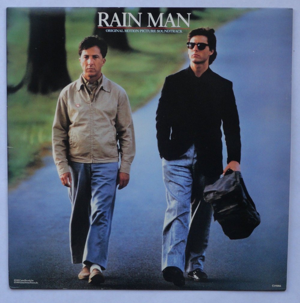 80s "Rain Man" Vinyl Soundtrack (1989) Tom Cruise LP - Excellent Condition
