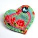 Felt brooch fabric jewelry jewellery uk seller Blue Rose