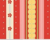 ON SALE 1/2 yard Riley Blake Delighted Red Stripe