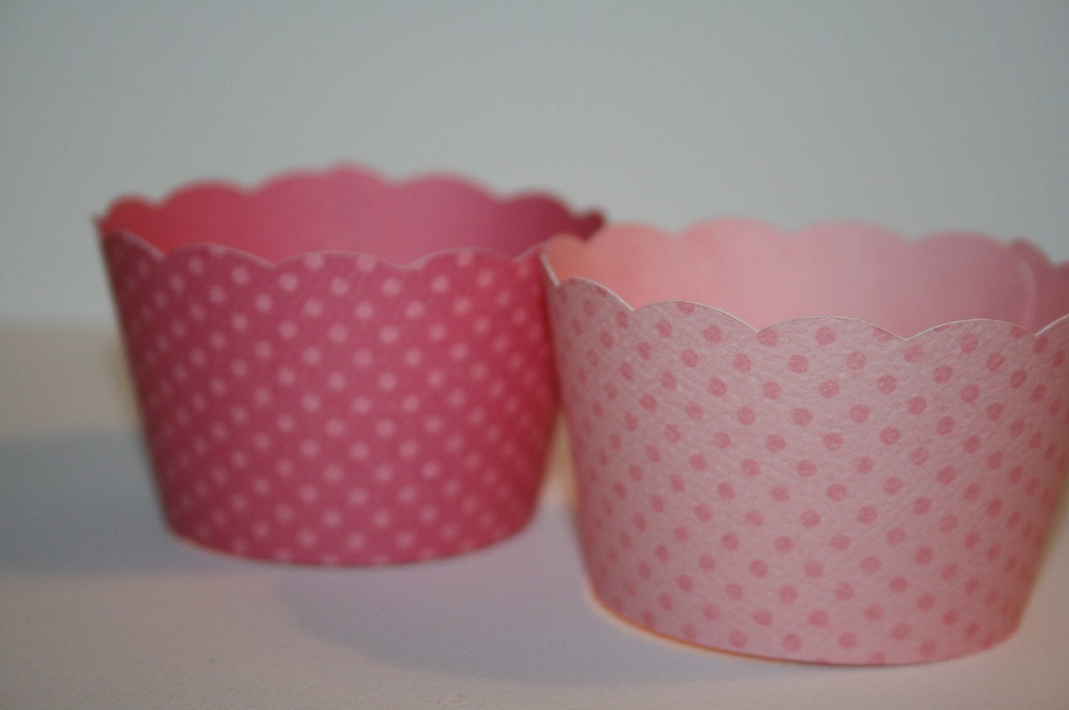 Pink Polka Dot - 36 Cupcake Wrapper