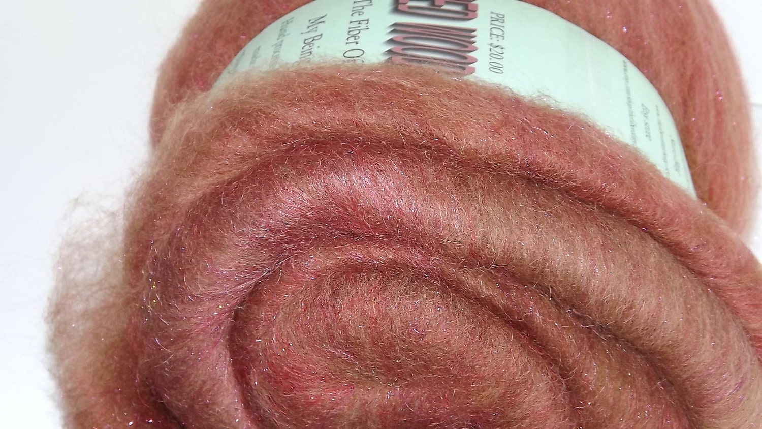 Spinning Fiber Batts- Redwood Colorway
