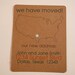 Kraft Moving Annoucement Cards (Set of 8)