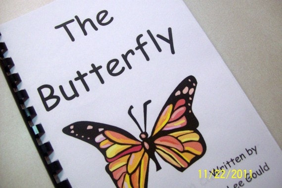 PRINTABLE The Butterfly - PDF eBook - Downloadable eBook - Enhance Vocabulary and Sight Word Recognition - ReadWithMe