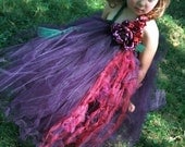 Plum Tutu Dress----Many Colors----Perfect for Flower Girls and Weddings-----Plum Princess
