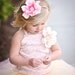 Pearl and Rose Headband---Flower Girl, Pageants, Portraits---Perfect for WEDDINGS