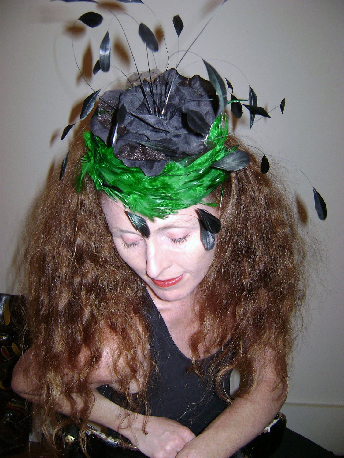 Royal Jewels - Feather Pillbox Hat