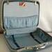 Upcycled Vintage Samsonite Suitcase and carry on -- hand painted birds on branch -- Light Blue