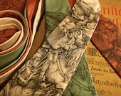 Screenprinted Tie - Atonal Apocalypse Musician Necktie - Artistic Microfiber Tie