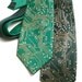 Circuit Board Cool Tie - Metallic Copper and Silver Ink on Green or Black Necktie