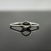 RESERVED Sterling Silver heart ring. Love knot ring infinity ring. bridesmaid ring set bridesmaids gift