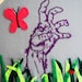 Everything's Coming Up... Zombie. Springtime Hand Embroidery