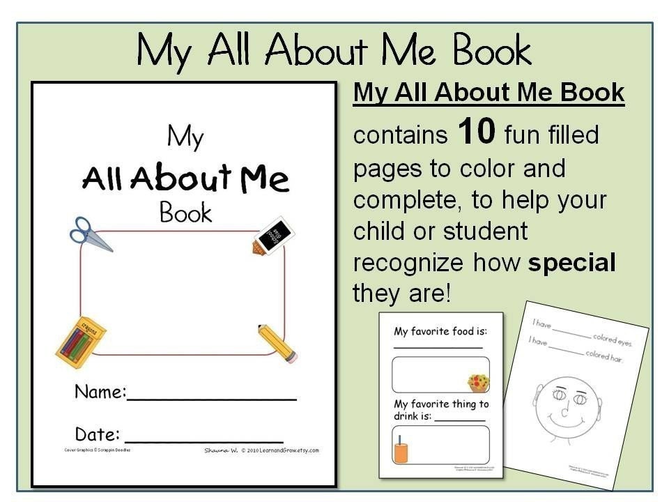 My All About Me Book
