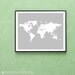 Map Of The World - 16 x 20 Art Print