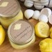 Mason jar gift labels - lemon - 12pc - regular or wide-mouth