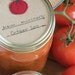 Mason jar gift labels - tomato - 12pc - regular or wide-mouth