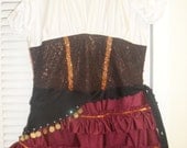 Disney Inspired Pirates of the Caribbean - Figure skating/dance dress