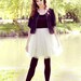 Vintage Inspired Silk Chiffon Capelet Black - Marie