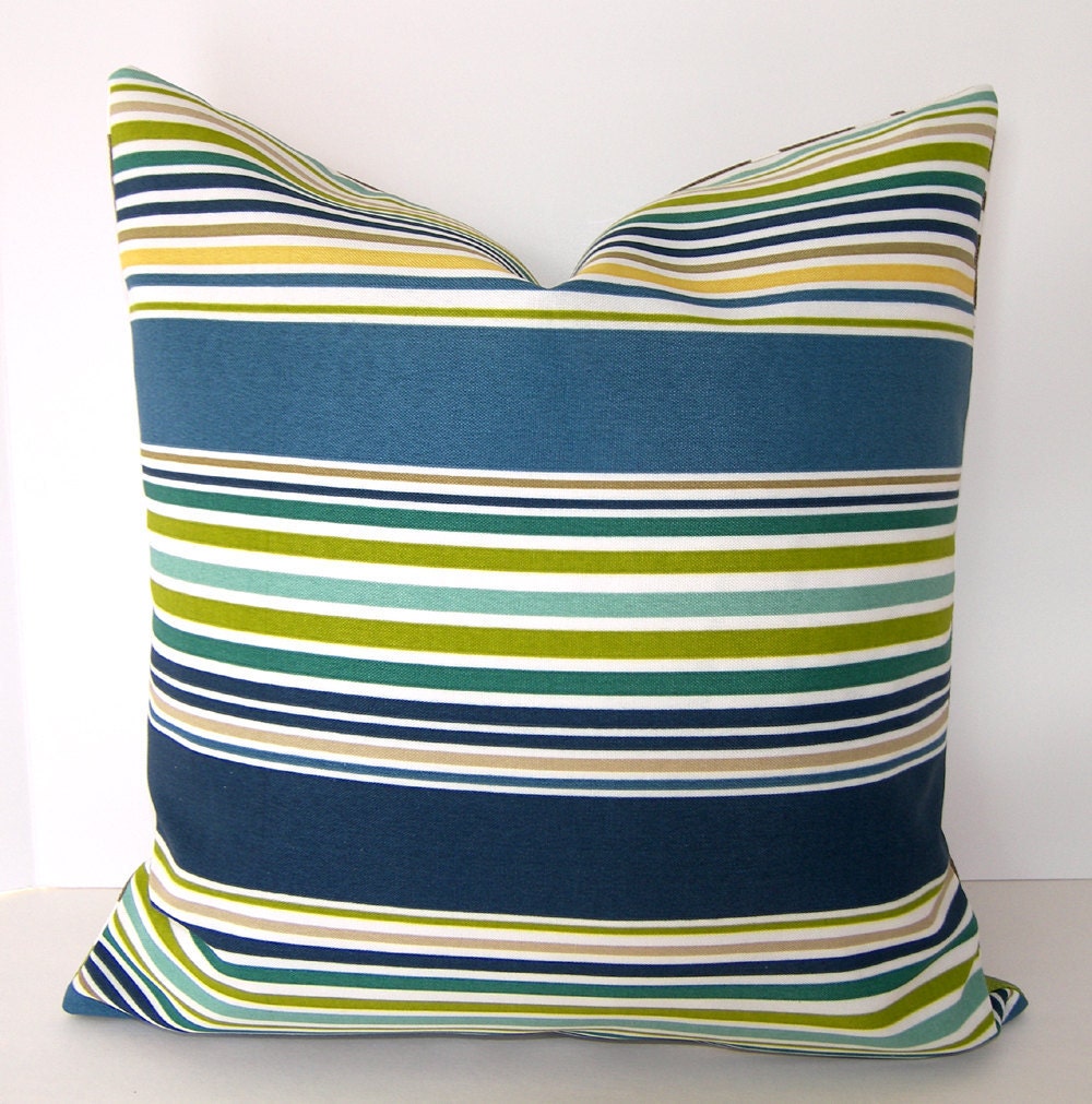 Decorative Designer Indoor / Outdoor -  Suzani Pillow Cover - 18x18 inches - Fahri - Teal / Lime / Taupe / Sand and Ivory