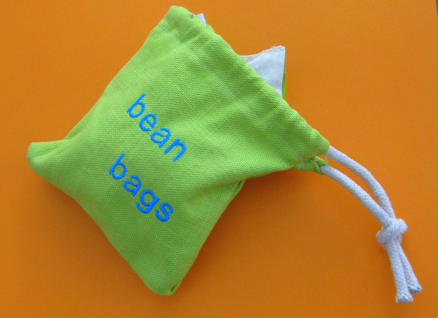Rainbow Bean Bag Game Set with Embroidered Bag